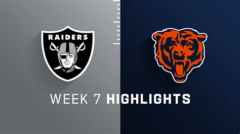 Las Vegas Raiders vs. Chicago Bears highlights 